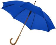 23" Kyle-sateenvarjo, automaattisesti avautuva, puinen varsi, kuninkaallinen liikelahja logopainatuksella